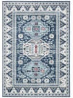 Safavieh Kazak Kzk118d Blue - Creme Area Rug