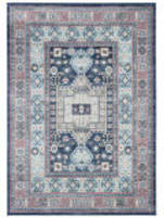 Safavieh Kazak Kzk122b Blue - Creme Area Rug