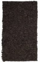 Safavieh Leather Shag Lsg601k Dark Brown Area Rug