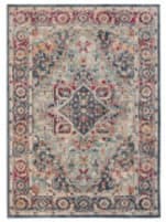 Safavieh Merlot Mer310n Navy - Aqua Area Rug