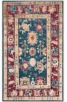 Safavieh Moharaja Mhj254b Blue - Red Area Rug