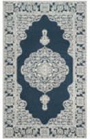 Safavieh Marbella Mrb615d Dark Blue - Ivory Area Rug