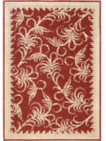Safavieh Martha Stewart Msr4449c Red - Ivory Area Rug