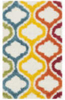 Safavieh Safavieh Kids Shag Sgk561a Ivory - Multi Area Rug