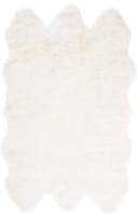 Safavieh Sheep Skin SHS211A White Area Rug