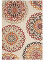 Safavieh Veranda Ver092 Creme - Red Area Rug