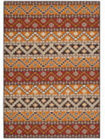 Safavieh Veranda Ver095 Red - Chocolate Area Rug