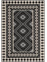 Safavieh Veranda Ver099 Black - Creme Area Rug