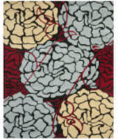 Safavieh Wyndham WYD321A Charcoal / Red Area Rug