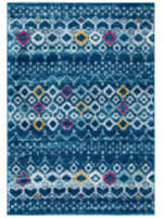 Safavieh Amsterdam AMS108M Navy - Turquoise Area Rug