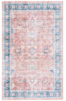 Safavieh Arizona ARZ559Q Rust - Aqua Area Rug