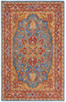 Safavieh Antiquity At521q Red - Blue Area Rug