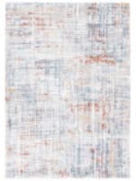 Safavieh Berber Shag Ber569A Blue Rust - Ivory Area Rug