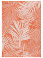 Safavieh Beach House BHS264P Orange - Ivory Area Rug