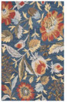 Safavieh Blossom BLM405N Navy - Red Area Rug