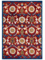 Safavieh Blossom Blm564p Rust / Blue Area Rug