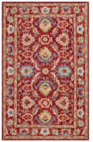 Safavieh Blossom BLM691Q Red - Green Area Rug