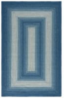 Safavieh Braided BRD311N Navy - Grey Area Rug