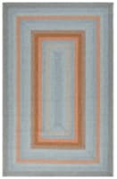 Safavieh Braided BRD314G Grey - Rust Area Rug