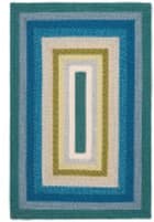 Safavieh Braided BRD323N Navy - Green Area Rug
