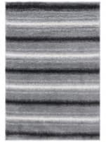 Safavieh Border & Stripe Shag Bsp252F Grey - Black Area Rug