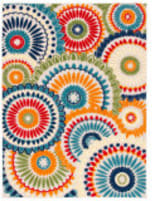 Safavieh Cabana CBN382M Blue - Ivory Area Rug