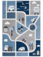 Safavieh Carousel Kids CRK193M Grey - Blue Area Rug