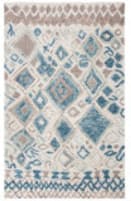 Safavieh Casablanca Shag Csb618b Beige / Navy Area Rug