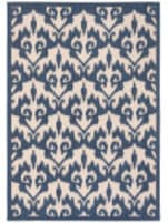 Safavieh Courtyard CY6198-258 Navy - Beige Area Rug