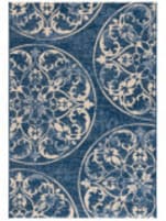 Safavieh Courtyard CYS3357-25821 Navy Blue - Beige Area Rug