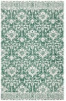 Safavieh Dip Dye Ddy901y Dark Green / Ivory Area Rug