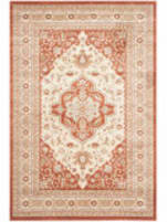 Safavieh Florenteen FLR130-3412 Rust - Ivory Area Rug
