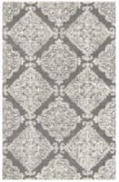 Safavieh Glamour Glm568d Dark Grey / Ivory Area Rug