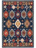 Safavieh Heritage Hg353n Navy / Red Area Rug