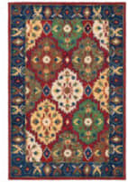 Safavieh Heritage Hg354q Red / Blue Area Rug