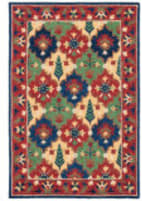 Safavieh Heritage Hg355q Red / Green Area Rug