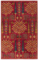 Safavieh Heritage Hg418q Red / Multi Area Rug