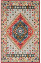 Safavieh Heritage Hg425f Grey / Red Area Rug