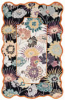 Safavieh Jardin JAR357Z Black - Ivory Area Rug