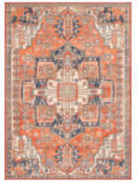 Safavieh Journey JNY100P Rust - Navy Area Rug