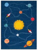Safavieh Kids Playhouse KPH253N Navy - Gold Area Rug