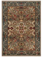 Safavieh Kashan Ksn307e Taupe / Blue Area Rug