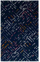 Safavieh Metro MET252N Navy - Pink Area Rug