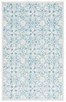 Safavieh Metro MET256L Teal - Ivory Area Rug