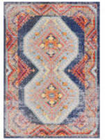 Safavieh Monaco MNC278P Rust - Multi Area Rug