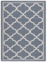 Safavieh Indoor/Outdoor MSRO810M Light Blue - Ivory Area Rug