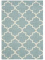 Safavieh Montreal Shag SGM832L Light Blue - Ivory Area Rug