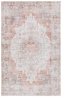 Safavieh Tucson TSN105F Light Grey - Rust Area Rug