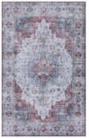 Safavieh Tucson TSN105L Light Blue - Rust Area Rug