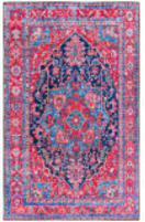 Safavieh Tucson TSN121N Navy - Red Area Rug